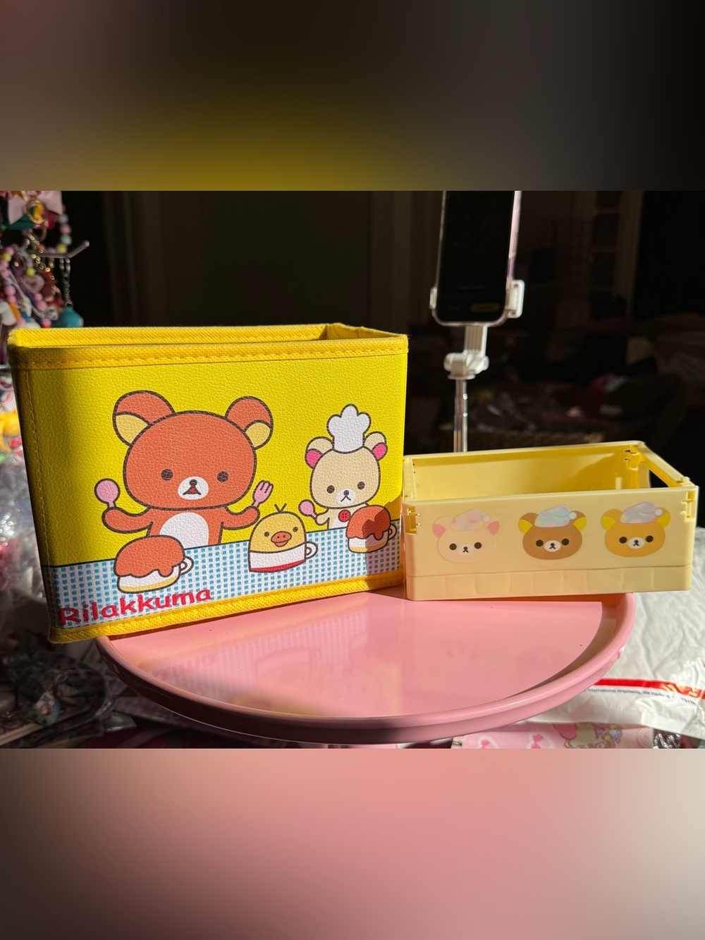 Yellow Kids Storage Basket